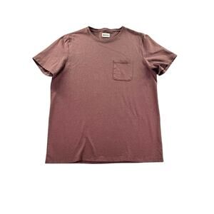 Taylor Stitch Pocket T Shirt Mens Size XL (44) Red Heather Classic Tee Casual